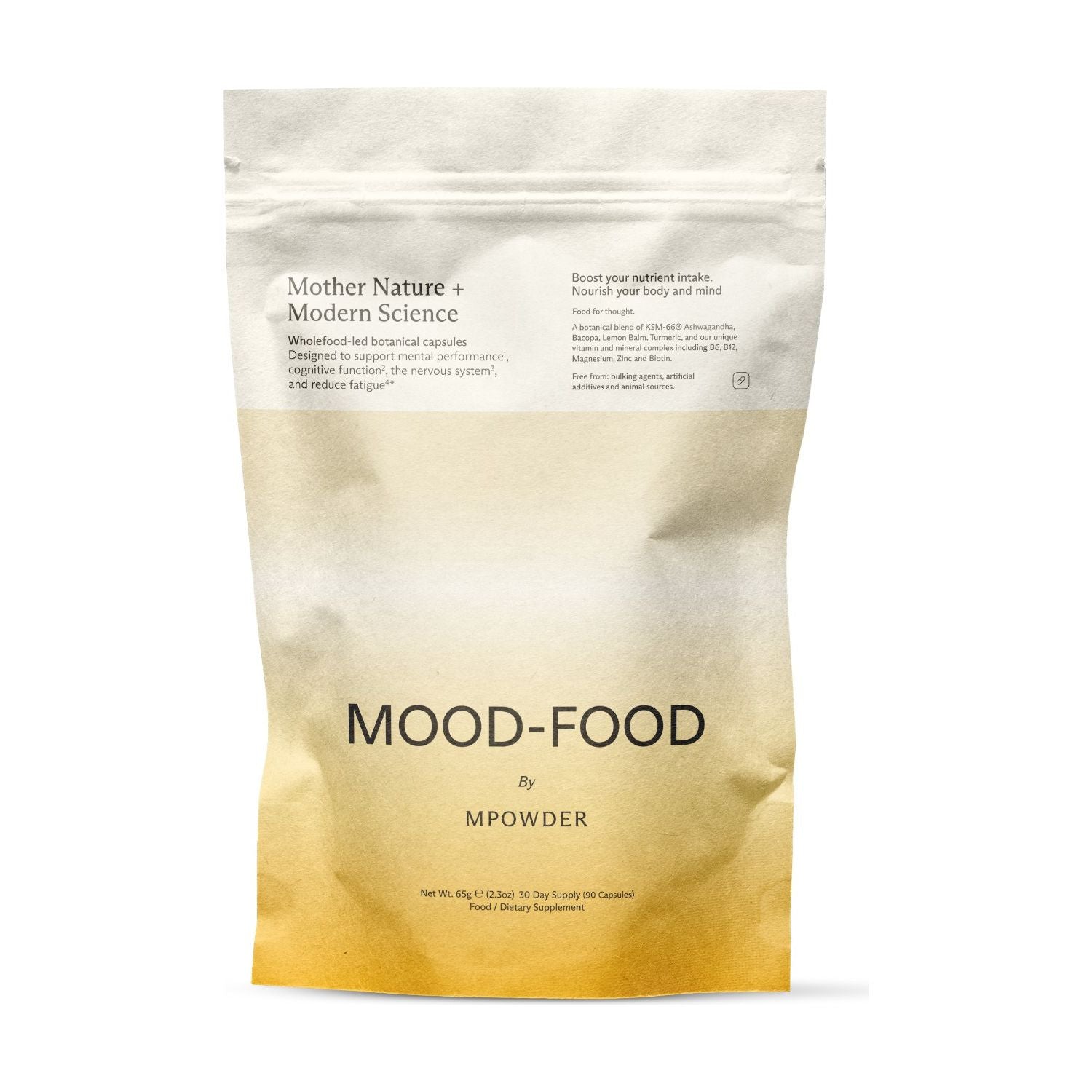 MPowder Mood-Food Menopause supplement 90 caps, UK version