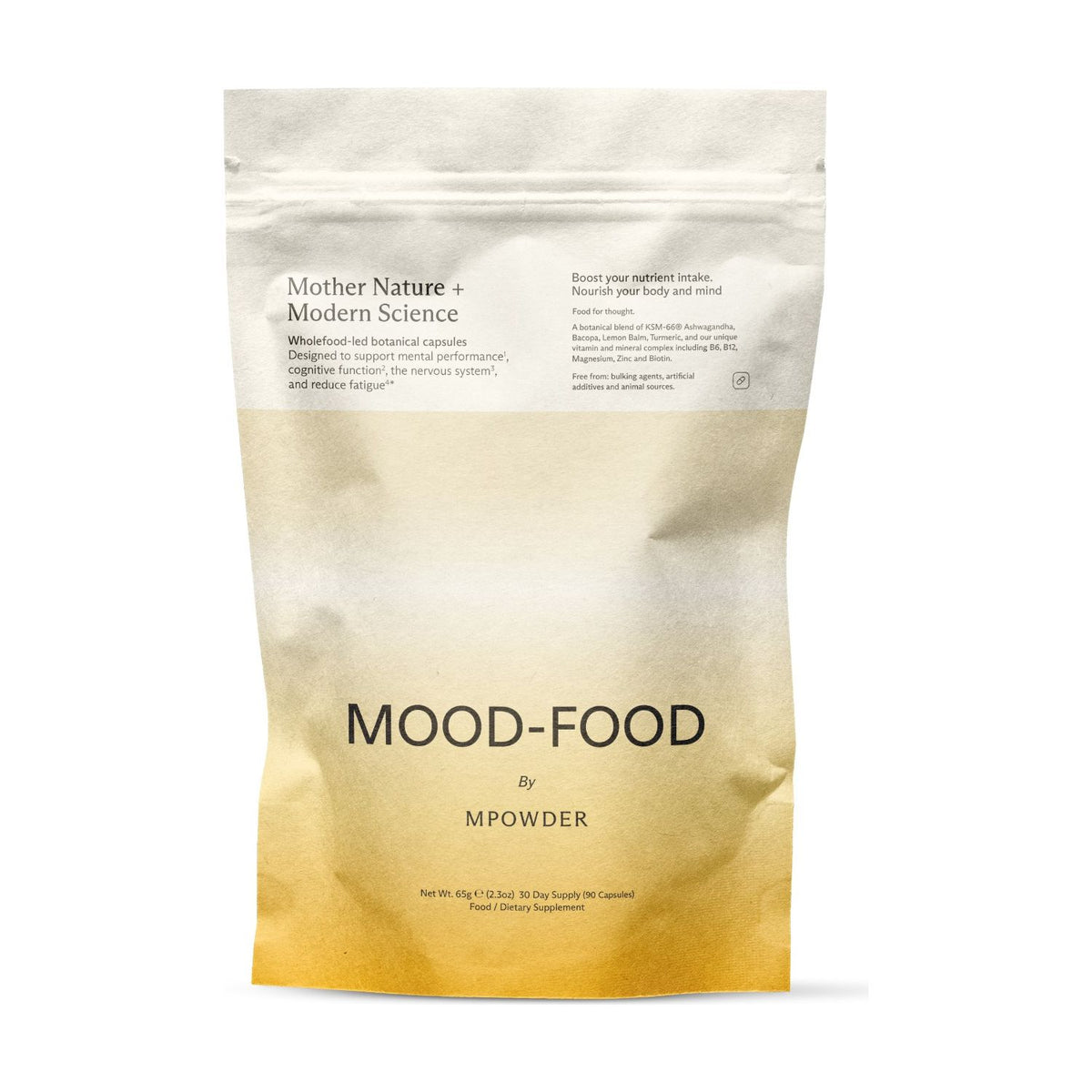 MPowder Mood-Food Menopause supplement 90 caps, UK version