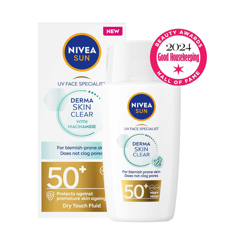 NIVEA sun fluid anti-blemish SPF50 40ml (British brand)