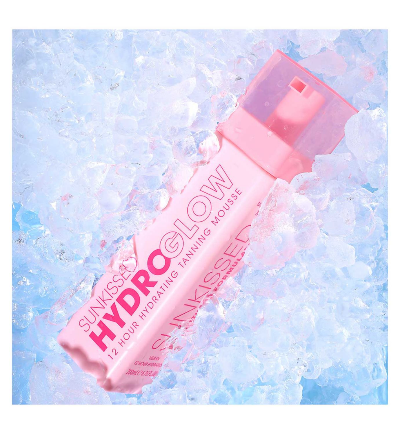 Sunkissed HydroGlow Self-Tanning Mousse Medium 200ml (British brand)