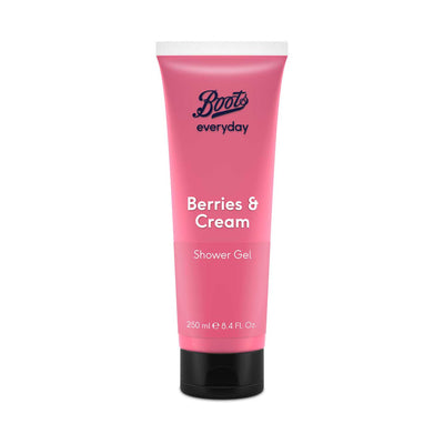 Boots Boots Everyday Berries & Cream Shower Gel 250ml- Buy online at McGrocer