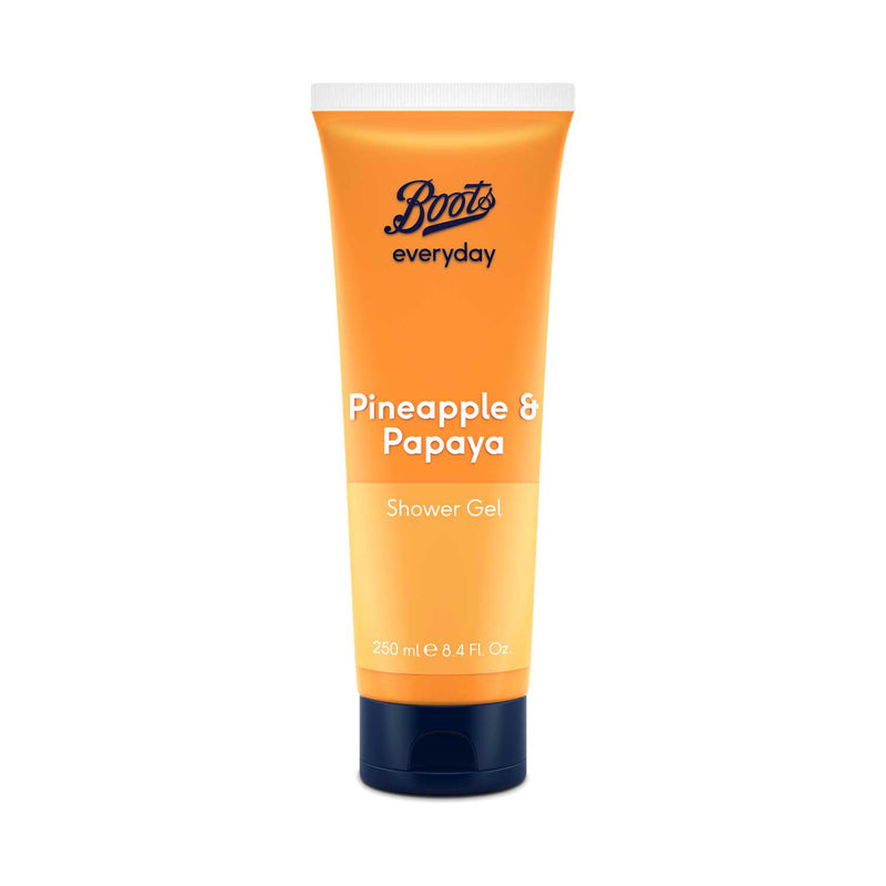 Boots Everyday pineapple and papaya shower gel 250ml - British product
