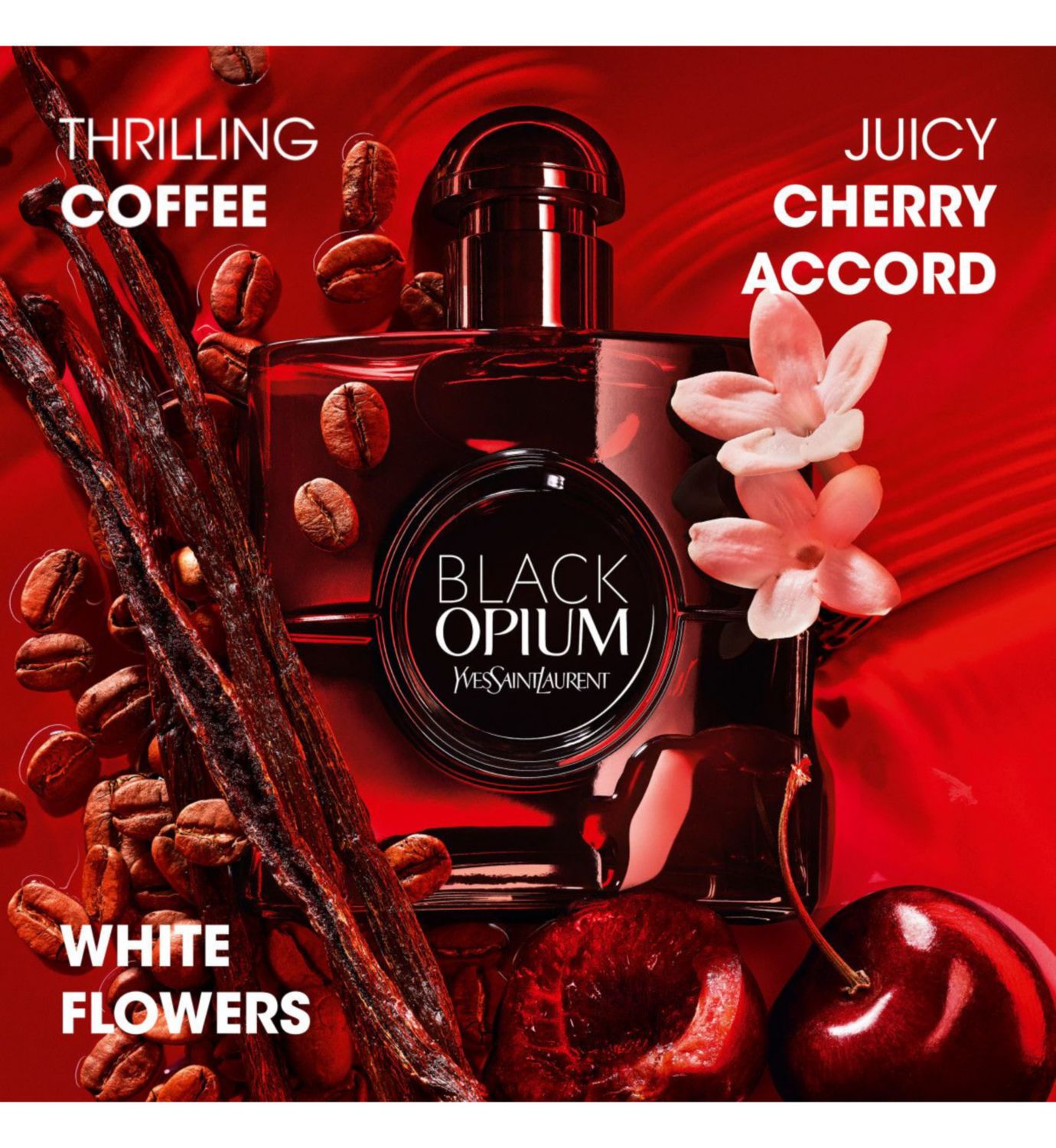 Yves Saint Laurent Black Opium Over Red 90ml (British brand)