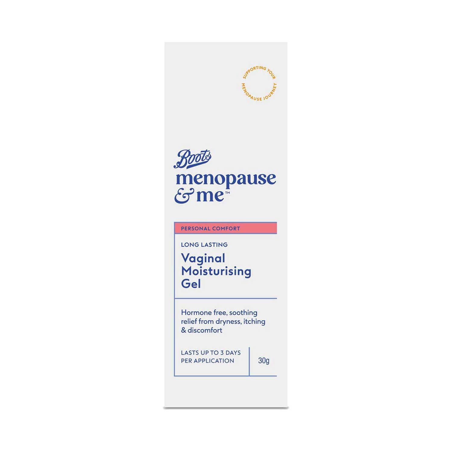 Boots Menopause & Me vaginal moisturising gel 30g - British product