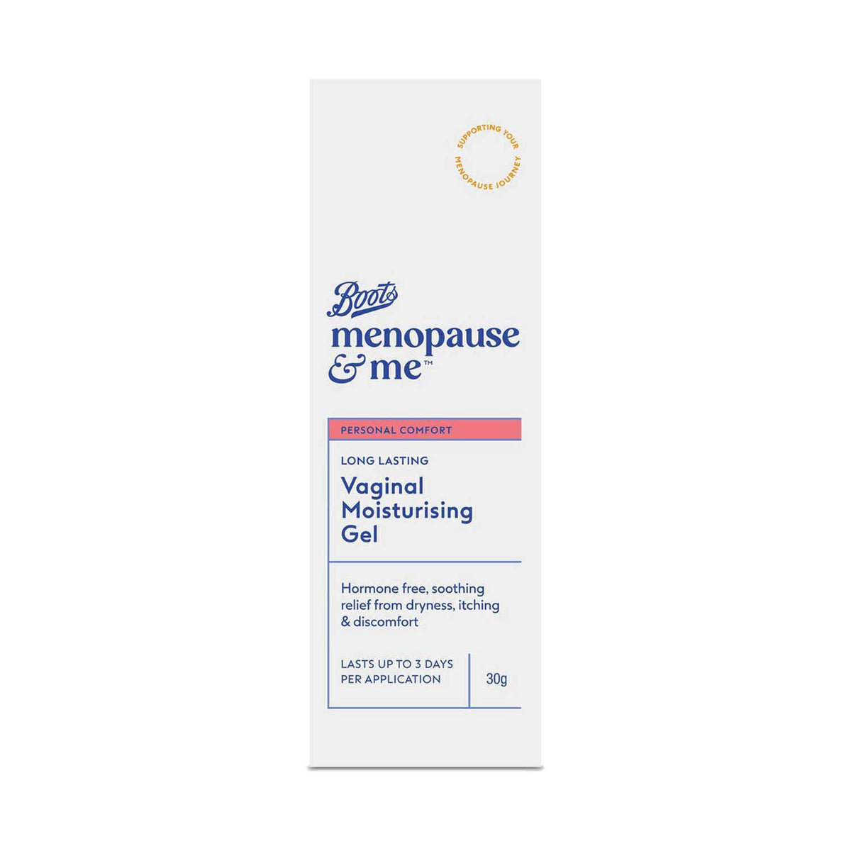 Boots Menopause & Me vaginal moisturising gel 30g - British product