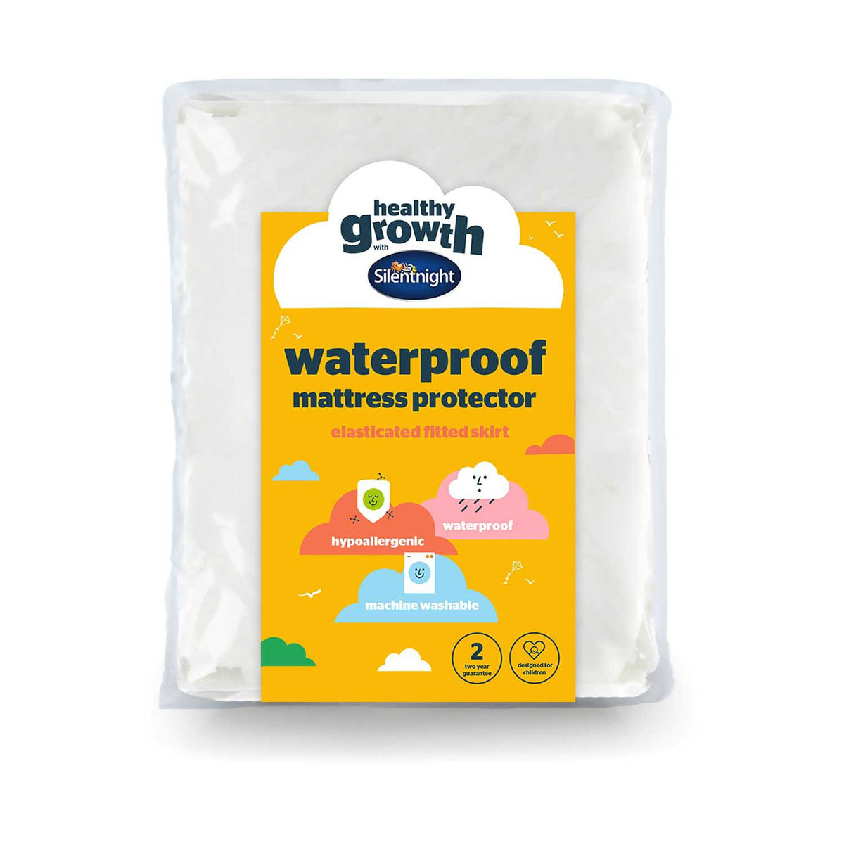 Silentnight Healthy Growth waterproof mattress protector Single - British product