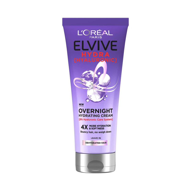 L'Oréal Elvive Hydra Overnight Hydrating Cream 200ml, imported from the UK