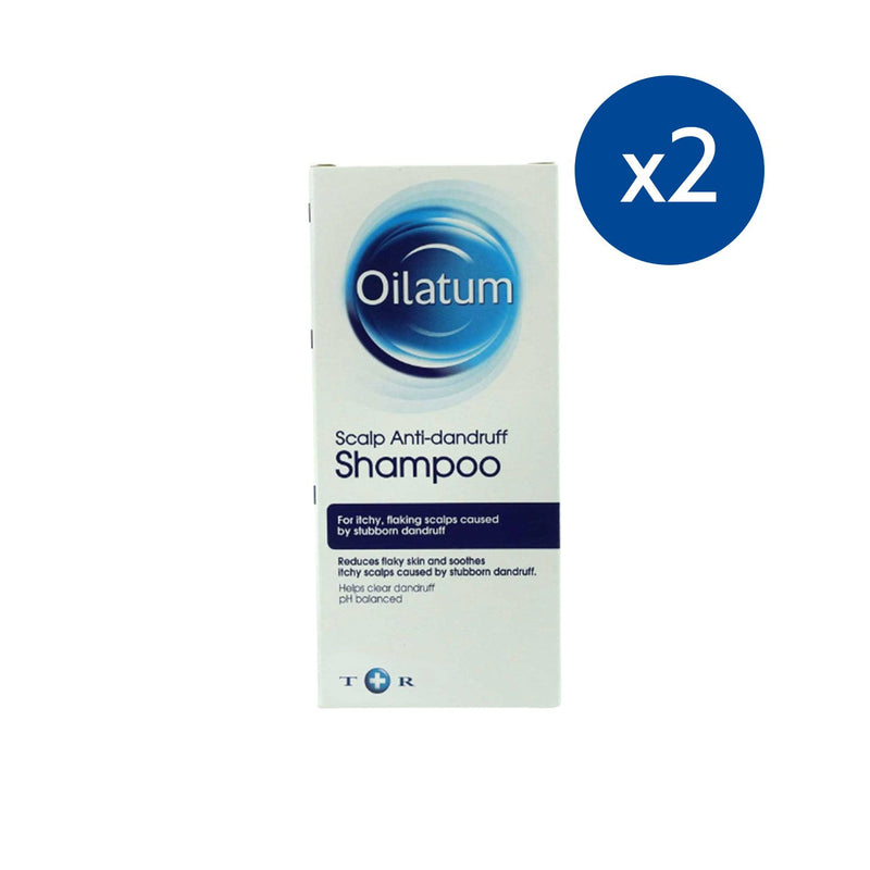 Oilatum anti-dandruff scalp shampoo 100ml bundle (British brand)