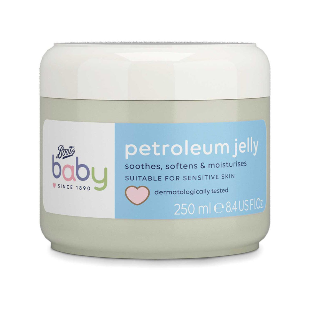 Boots baby petroleum jelly 250ml, imported from the UK