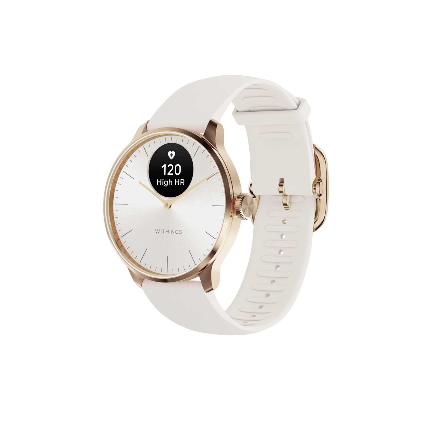 Withings Scanwatch Light rose gold white, UK version