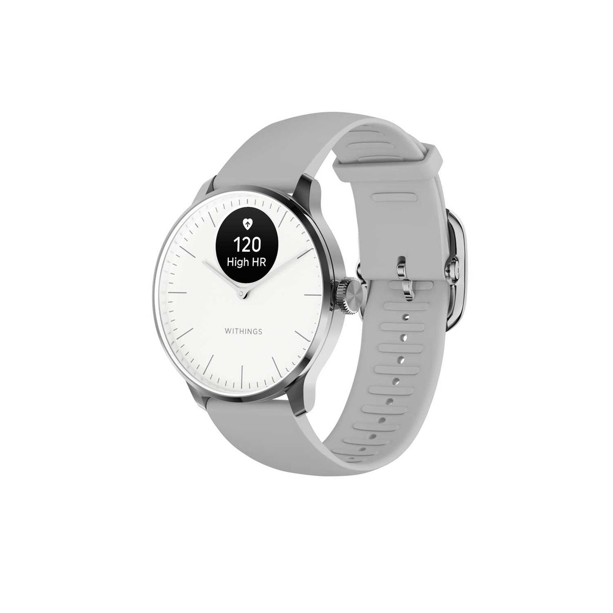 Withings Scanwatch Light White hybrid smartwatch, imported from the UK