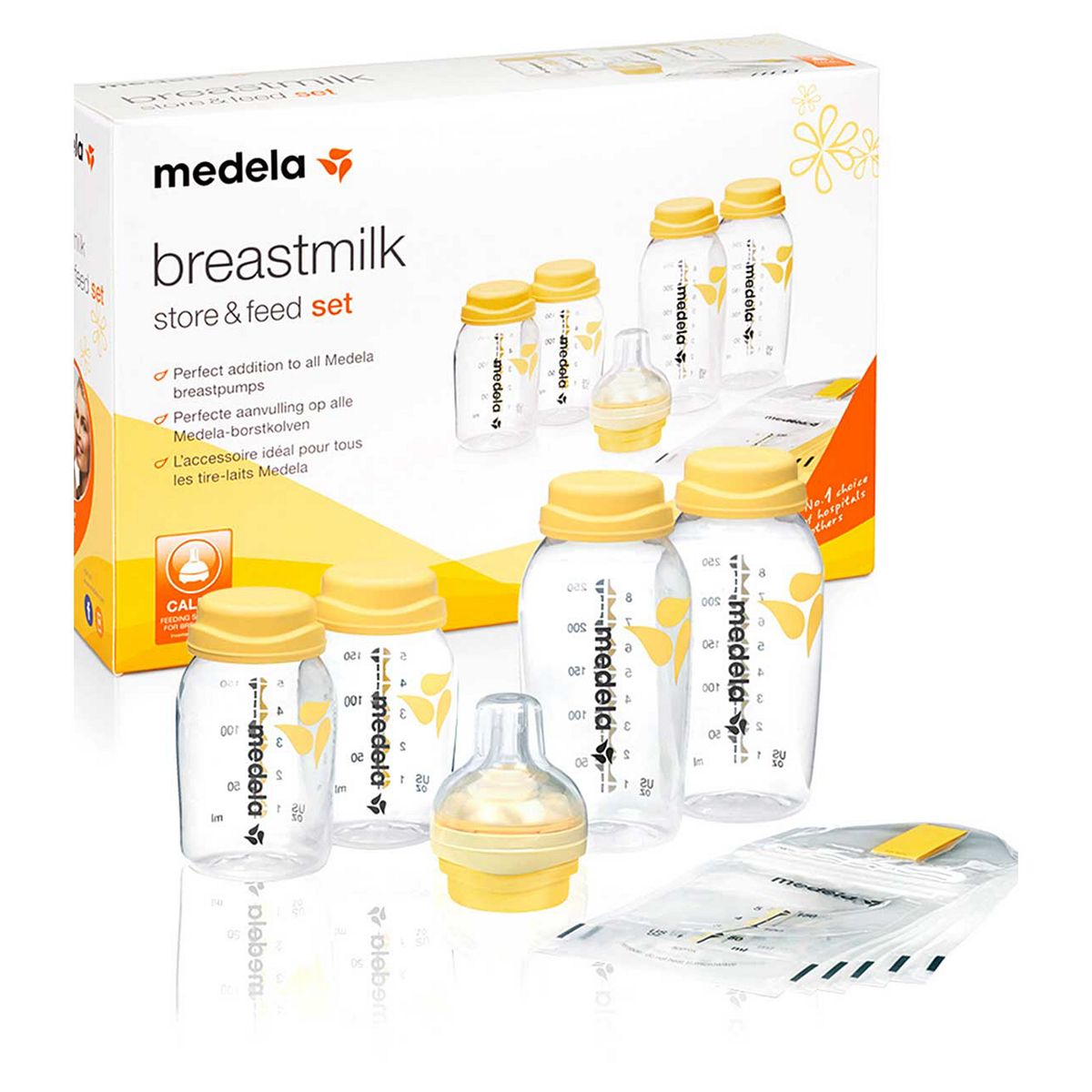 Medela Breast Milk Store and Feed Set GOODS Boots   