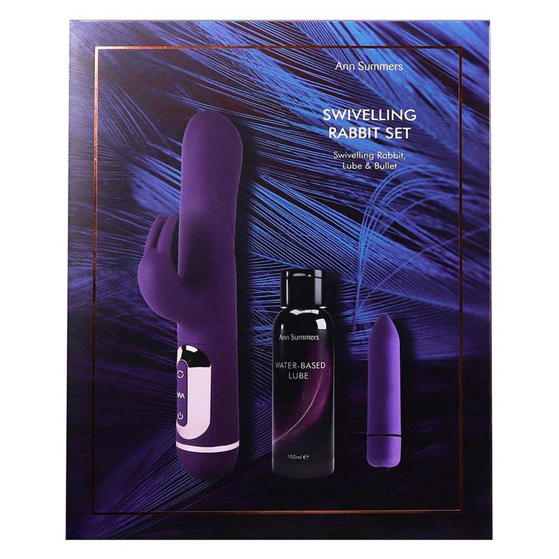 Ann Summers Swiveling Rabbit Set Purple