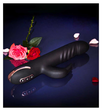Ann Summers Thrusting Rabbit هزاز أسود