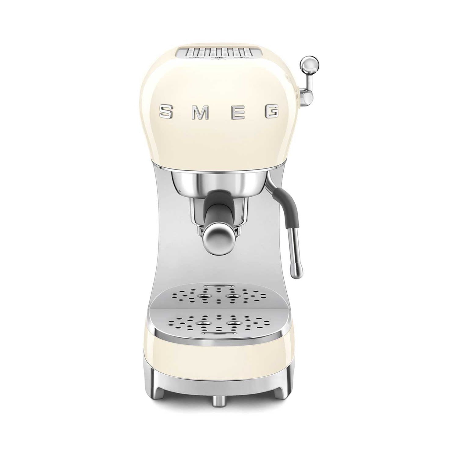 Smeg espresso coffee machine cream (British brand)