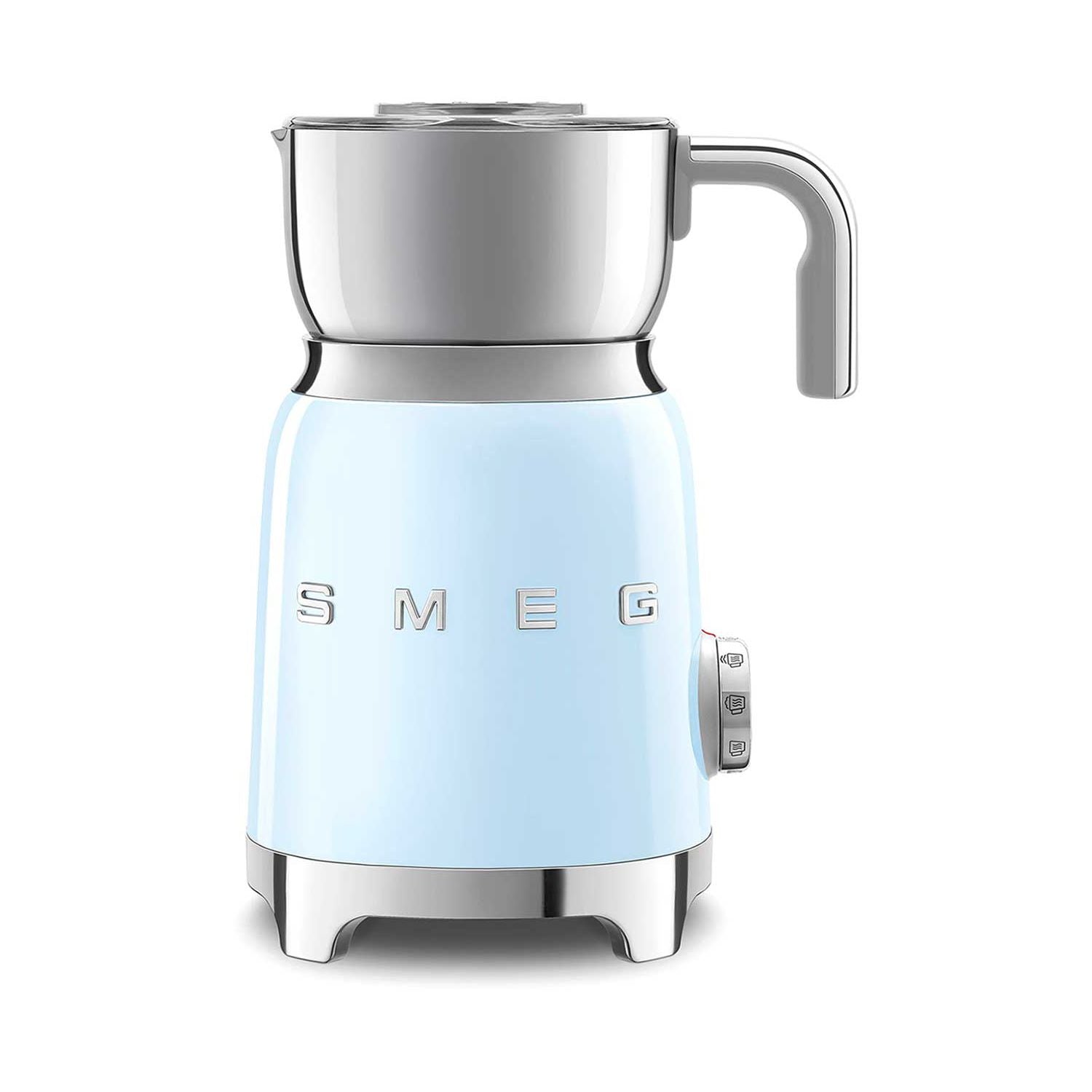 Smeg milk frother Pastel Blue Tritan Renew, imported from the UK