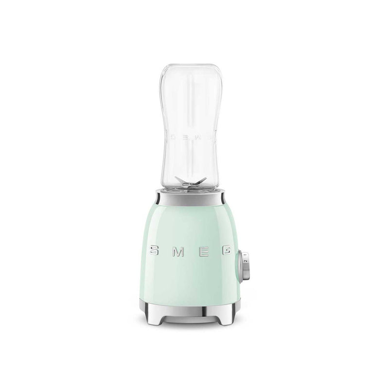 Smeg personal blender in pastel green, imported from the UK