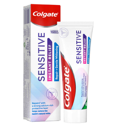 Colgate Sensitive Instant Relief Whitening Zahnpasta 75ml