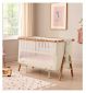 Tutti Bambini Cozee Bedside Crib XL Brown Wood (British brand)