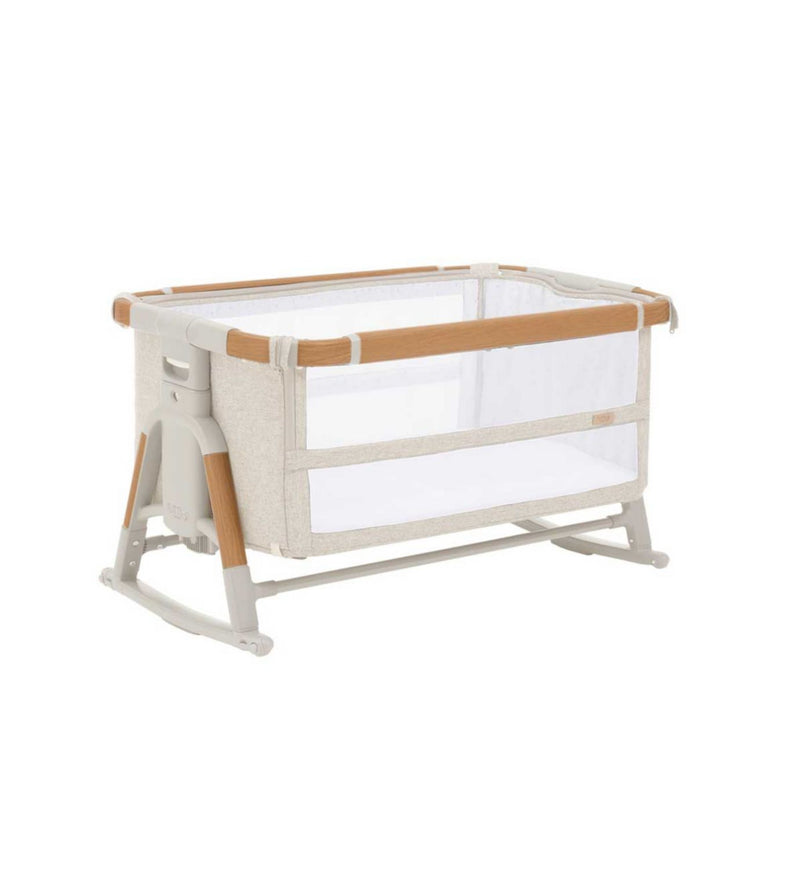 Tutti Bambini Cozee Complete Bedside Crib set Scandinavian Walnut Ecru (British brand)