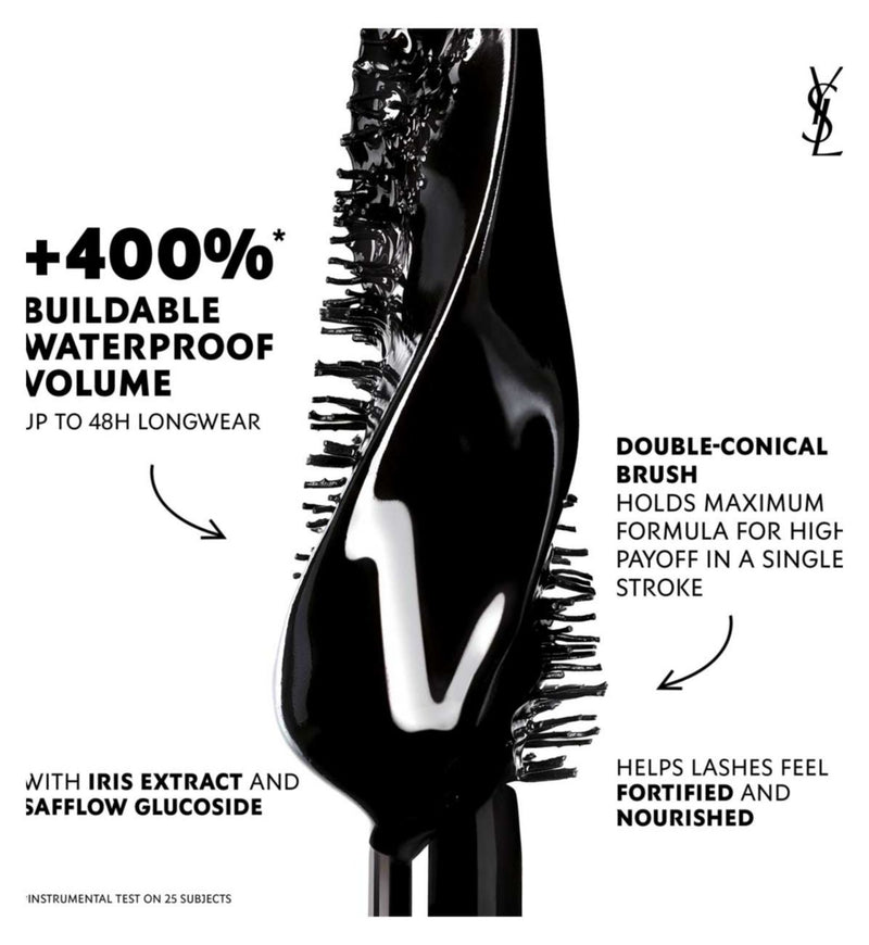 YSL Lash Clash Extreme Volume Waterproof Mascara 8.6ml (British brand)