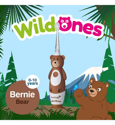 Boots Brush Baby WildOnes Bear Rechargeable Electric Toothbrush & Applemint Toothpaste Set- Buy online at McGrocer