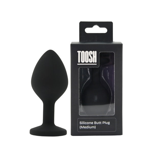 Loving Joy pink silicone butt plug medium, imported from the UK