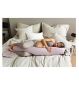 bbhugme Pregnancy Pillow Dusty Pink - British product