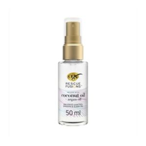 Huile lissante et soyeuse Rescue Fusions Frizz Control OGX 50ml
