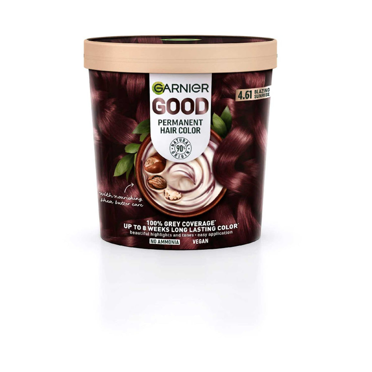Garnier GOOD Permanent Hair Dye shade 4.61 Blazing Sunrise, imported from the UK