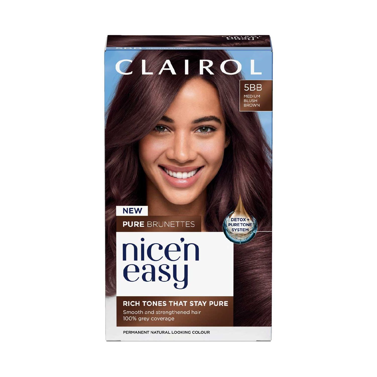 Clairol hair dye 5BB Medium Blush Brown - British product