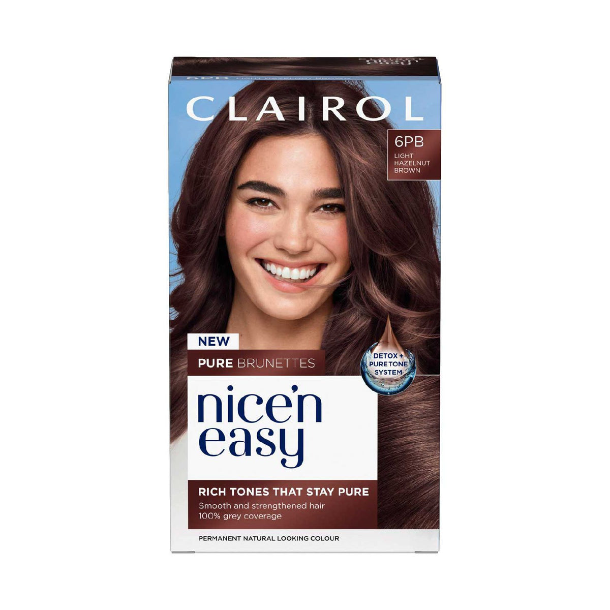 Clairol Nice'n Easy Pure Brunettes hair dye - British product