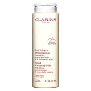 حليب التنظيف المخملي للبشرة من Clarins منظف الوجه اللطيف 200 مل من Boots