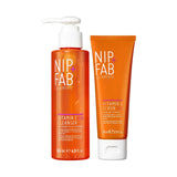Nip+Fab Vitamin C scrub and cleanser duo 75ml 145ml (British brand)