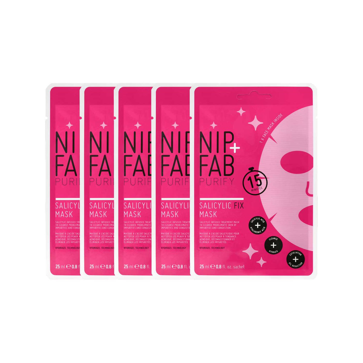 Nip+Fab salicylic mask bundle 25ml - British product