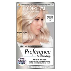 L'Oreal Preference Platinum Ice Acidic Hair Toner 232g