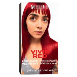 Bleach London Vivid Red Permanent Hair Colour Kit - British product