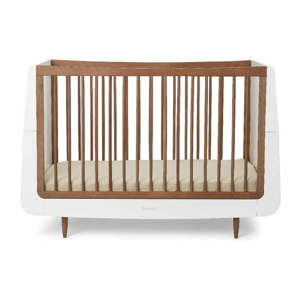 SnuzKot Skandi Cot Bed, The Natural Edit - Walnut