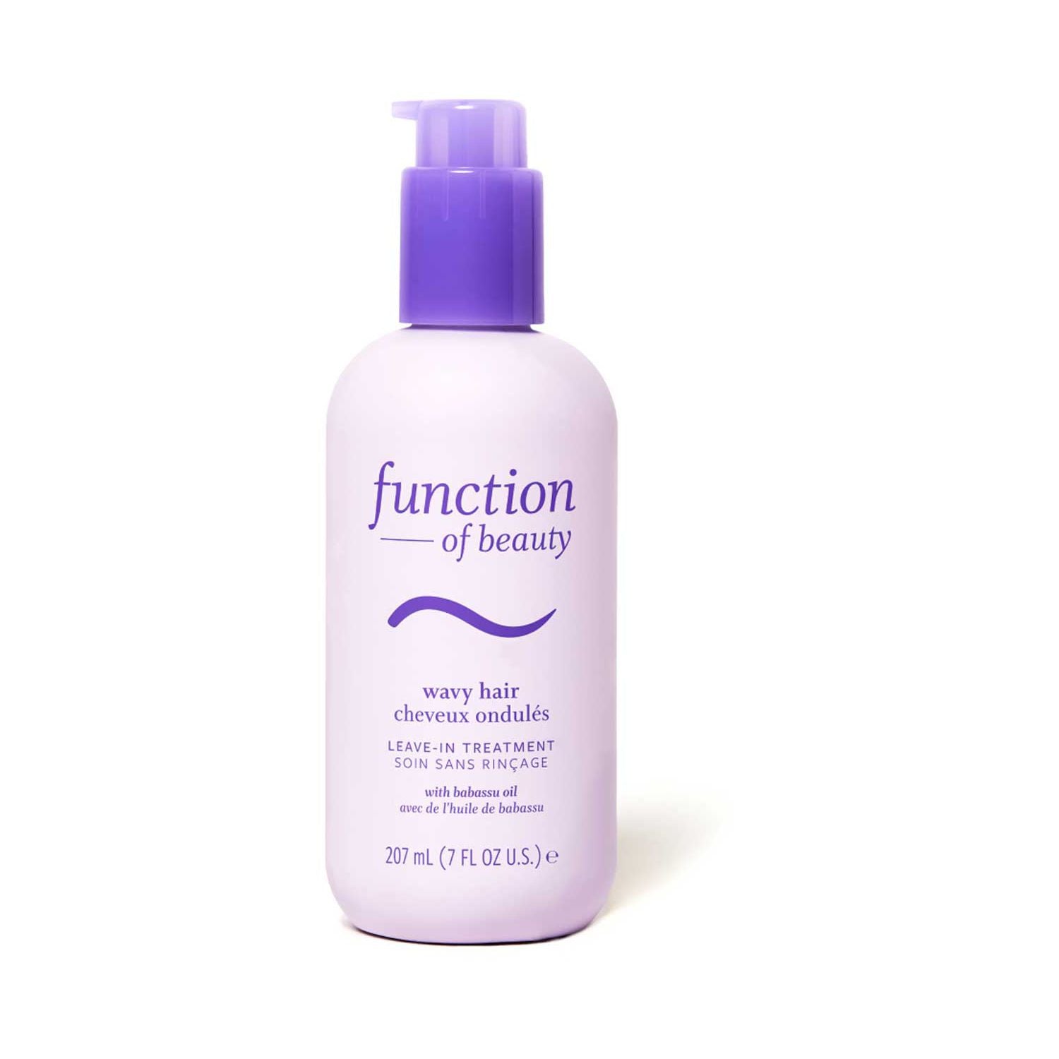 Function of Beauty wavy hair leave-in treatment with Babassu Oil (British brand)
