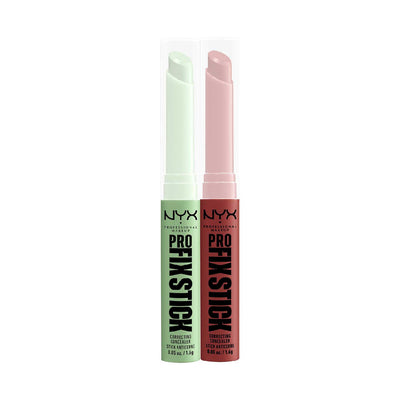 Boots NYX Fix Stick Concealer Bundle - Green and Brick Red- Buy online at McGrocer