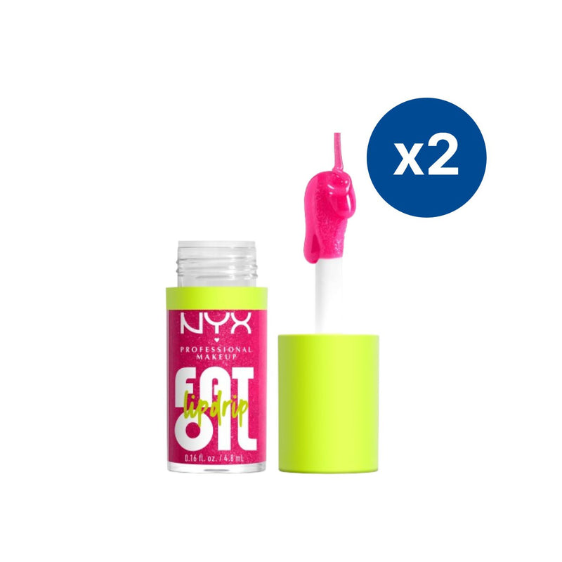 NYX Fat Oil Lip Drip Missed Call 2-pack lip oil, imported from the UK