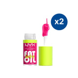 NYX Fat Oil Lip Drip Missed Call 2-pack lip oil, imported from the UK