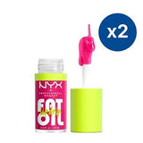 NYX Fat Oil Lip Drip Missed Call 2-pack lip oil, imported from the UK