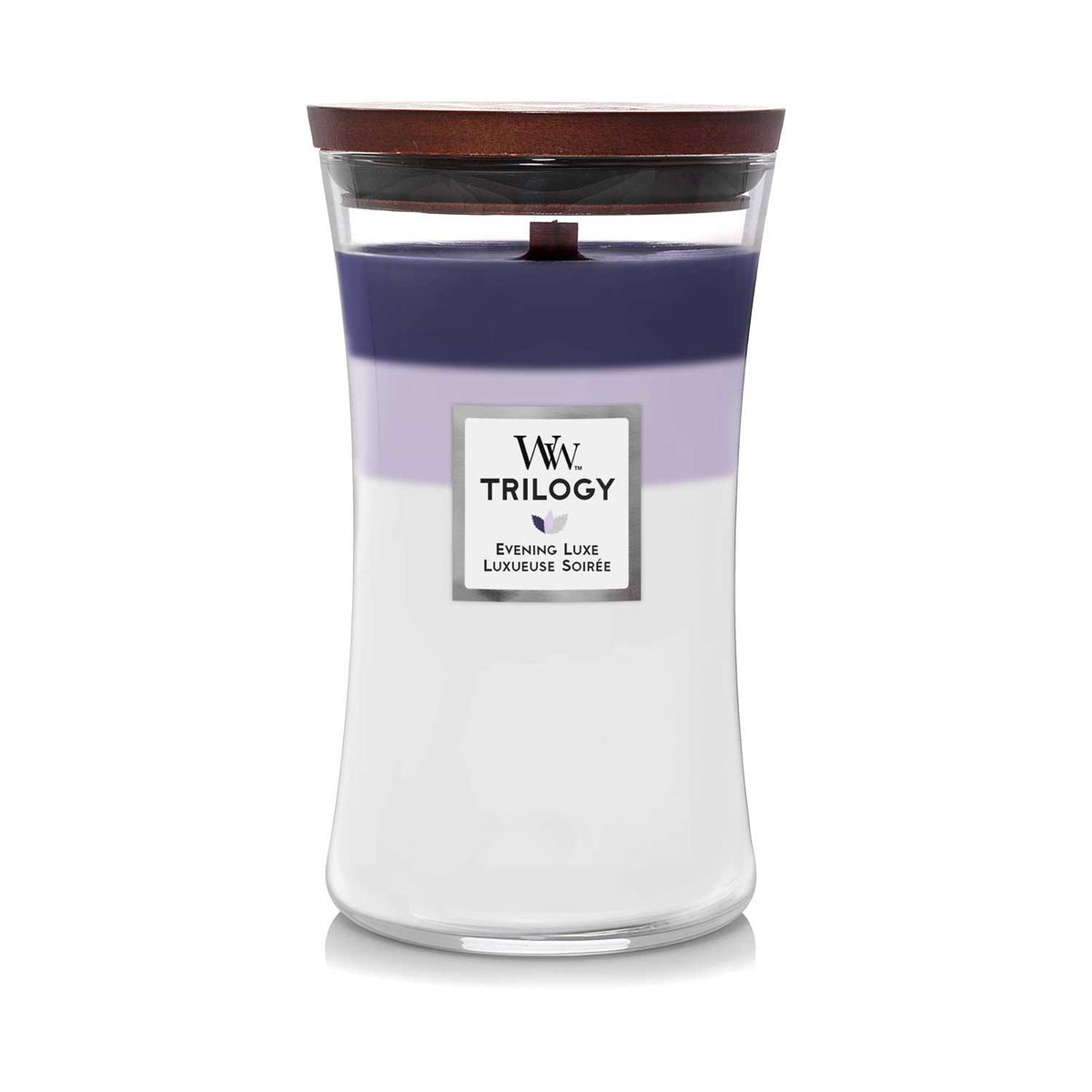 WoodWick trilogy hourglass candle Evening Luxe 609g (British brand)