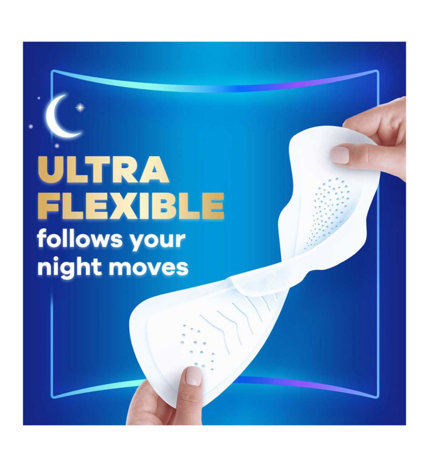 Always Infinity FlexProtect Sanitary Towels Night Extra (Size 4) With Wings 9 Pads
