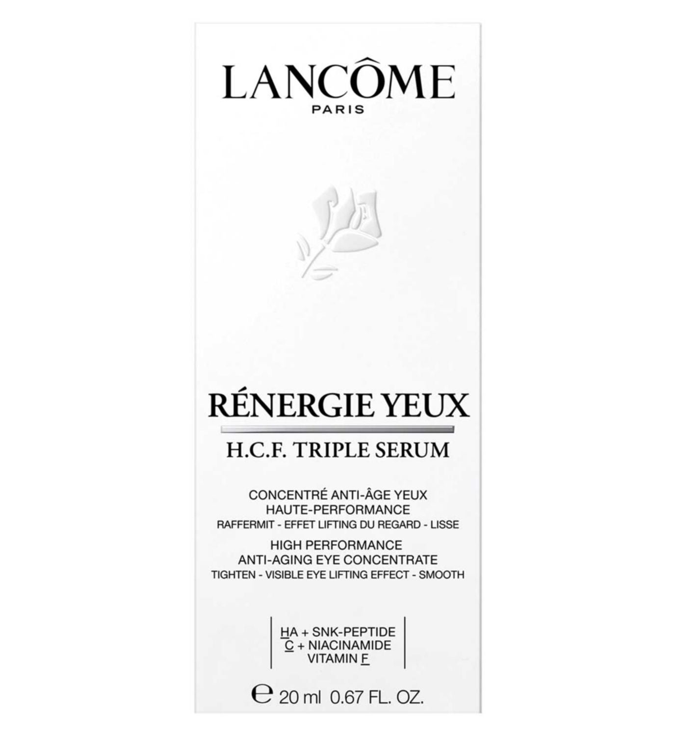 Lancome Renege HCF Triple Eye Serum 20ml, UK version