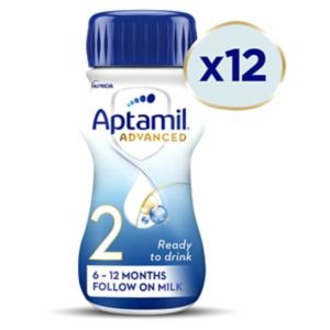 Boots Aptamil Advanced 2 Follow On Baby Milk Formula 6-12 Months 200ml Pack of 12- Buy online at McGrocer