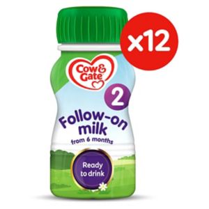 Cow & Gate 2 Folgenmilch Baby Milch 200ml x 12