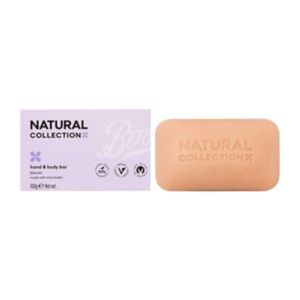 Boots Natural Collection Hand and Body Bar Bloom Rose and Pink Pepper 100g- Buy online at McGrocer