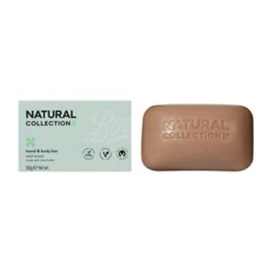 Natural Collection Body Bar Wild Wood 100g, imported from the UK